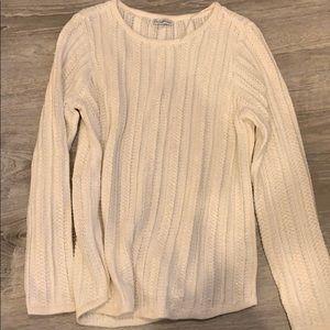 White and Gold Sweater